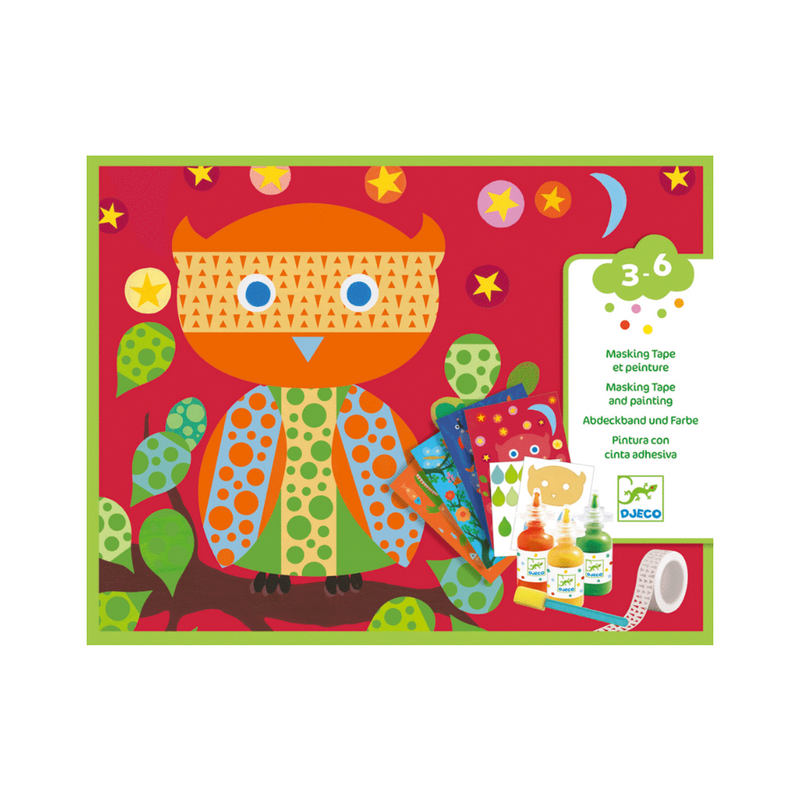 Djeco Oh C'est Magique Beau Paint and Collage Game kids art+craft Djeco   