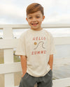 Rylee + Cru Relaxed Tee || Hello Summer kids T shirts Rylee And Cru   