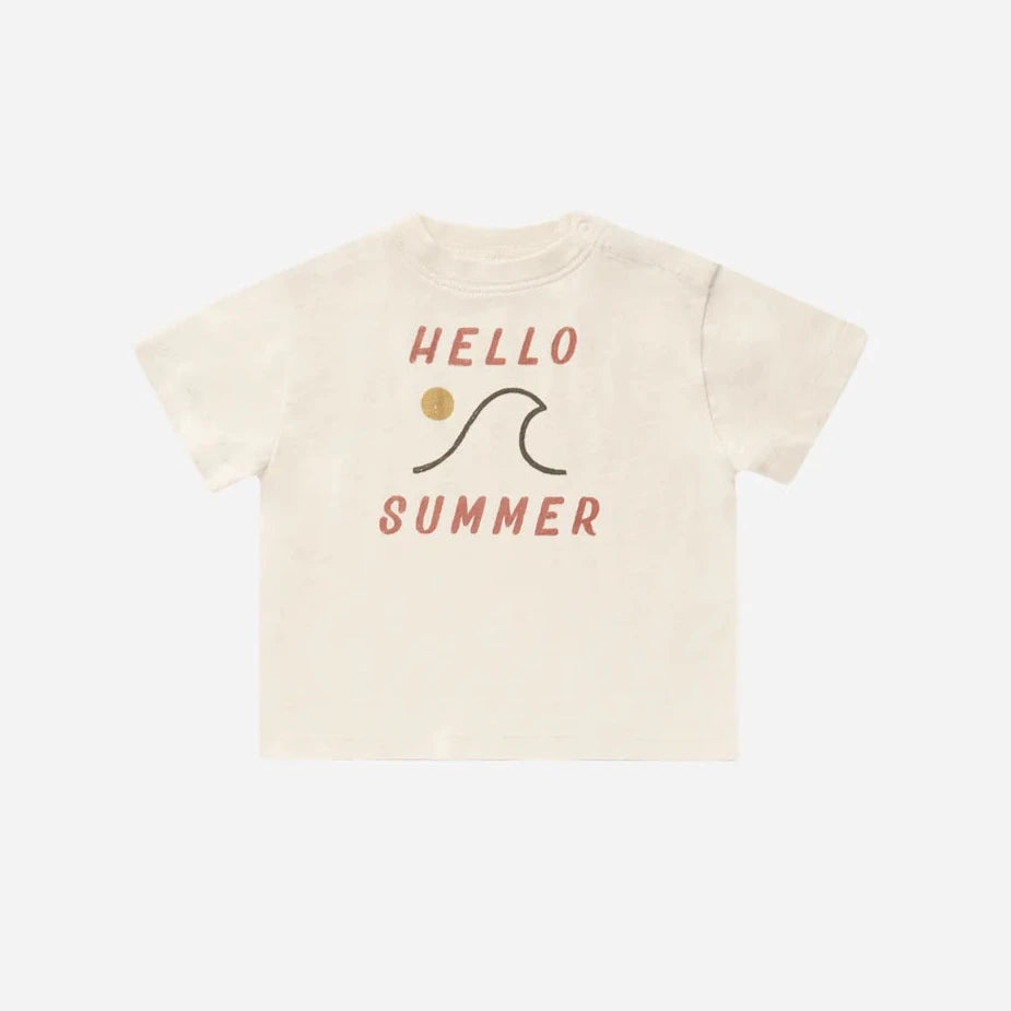 Rylee + Cru Relaxed Tee || Hello Summer kids T shirts Rylee And Cru   