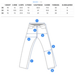 Chrome Hearts Carpenter Pants Black Herringbone Twill Inches Size Guide 36 32 30