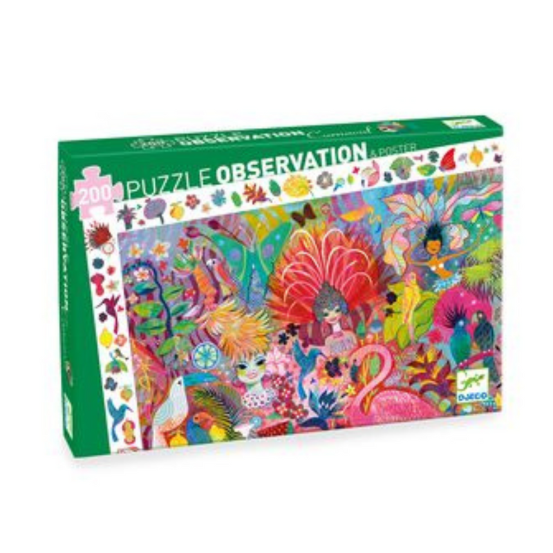 Djeco Observation Rio Carnival  200-Piece Puzzle kids art+craft Djeco   