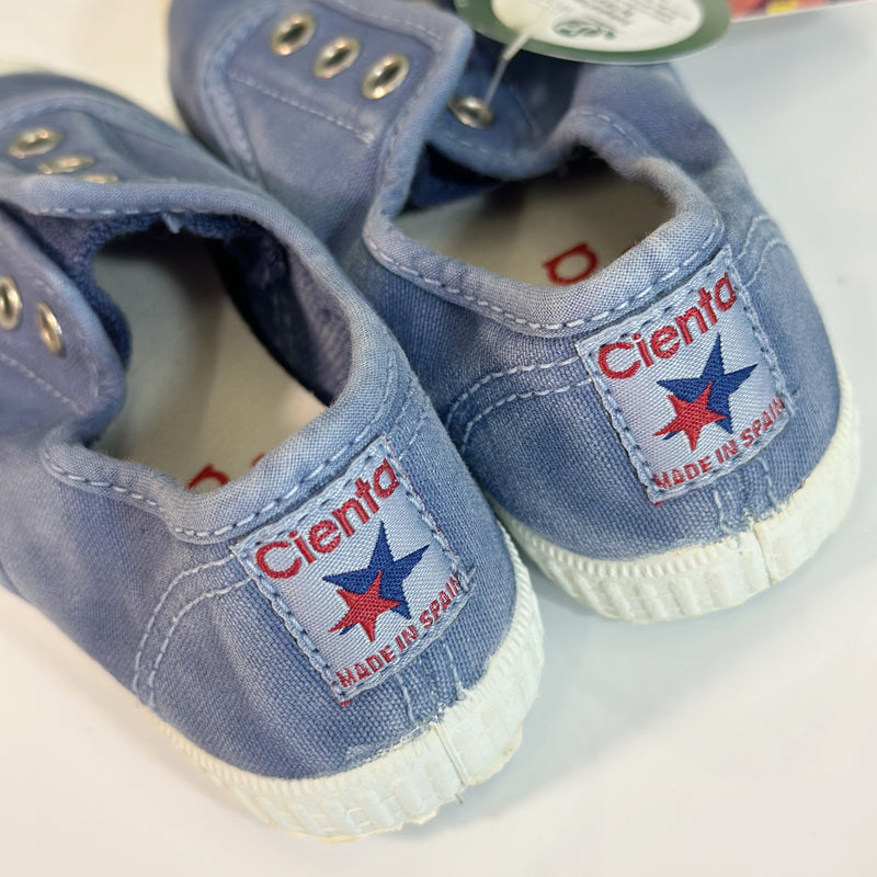 Cienta Kids Canvas Slip On Sneakers Lavanda kids shoes Cienta   