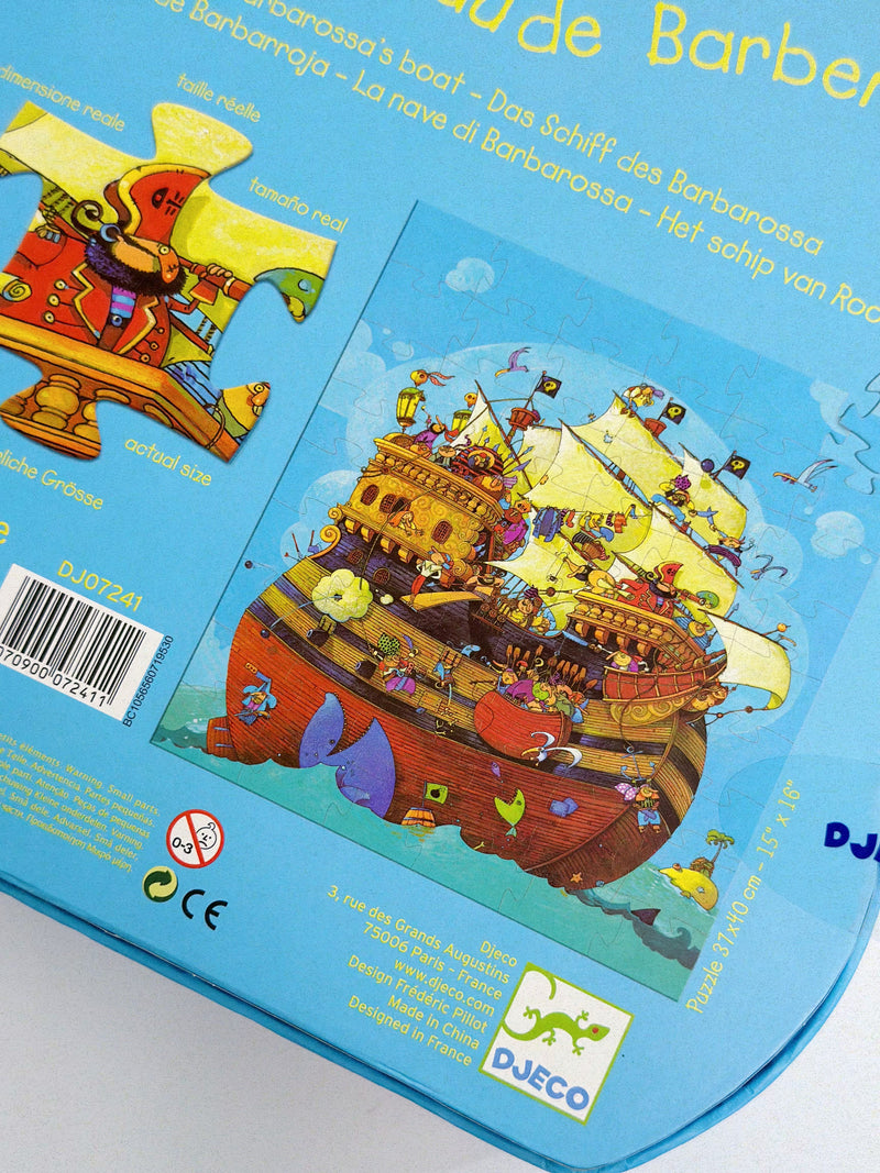 Djeco Silhouette Barbarossa's Boat Puzzles kids puzzles Djeco   