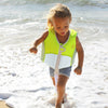 SUNNYLIFE Kids Swim Vest Shark Tribe Blue Neon Citrus