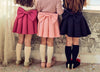 Petite Hailey Bow Neo Skirt Black kids skirts Petite Hailey   