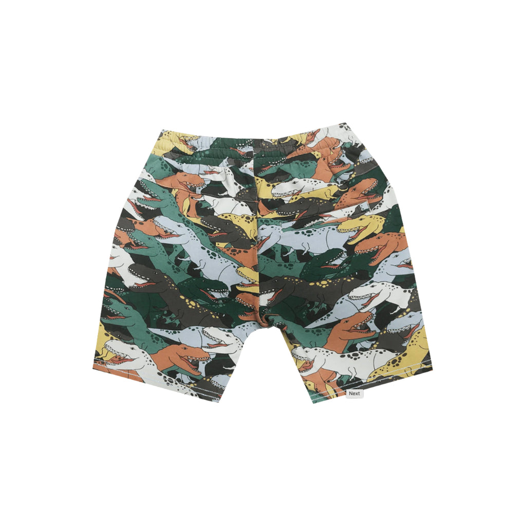 Rock Your Baby Boy Dino Stampede Shorts - Crown Forever