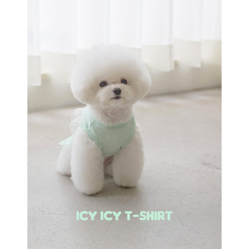 Opaaap ICY ICY T-shirt (Mint) dog t shirt Opaaap   