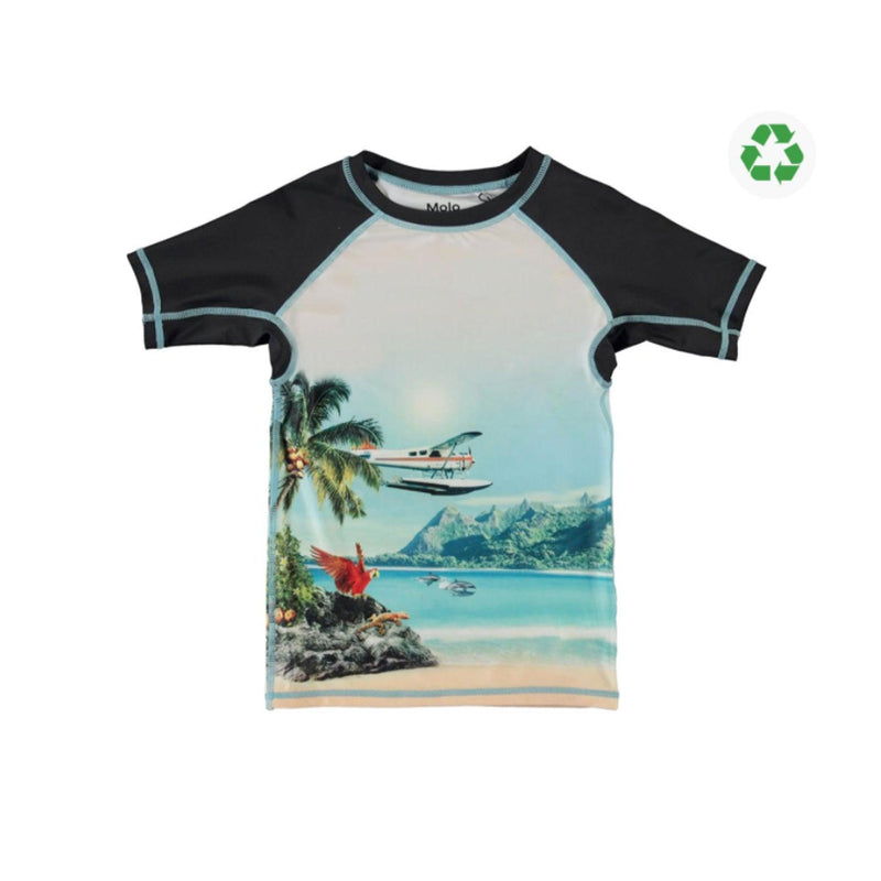 Molo Kids Neptune Welcome to Hawaiian Swimwear T Shirt