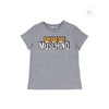 Moschino Kids Girls Short Sleeve T With Logo And Bear Graphics Grey kids T shirts Moschino   