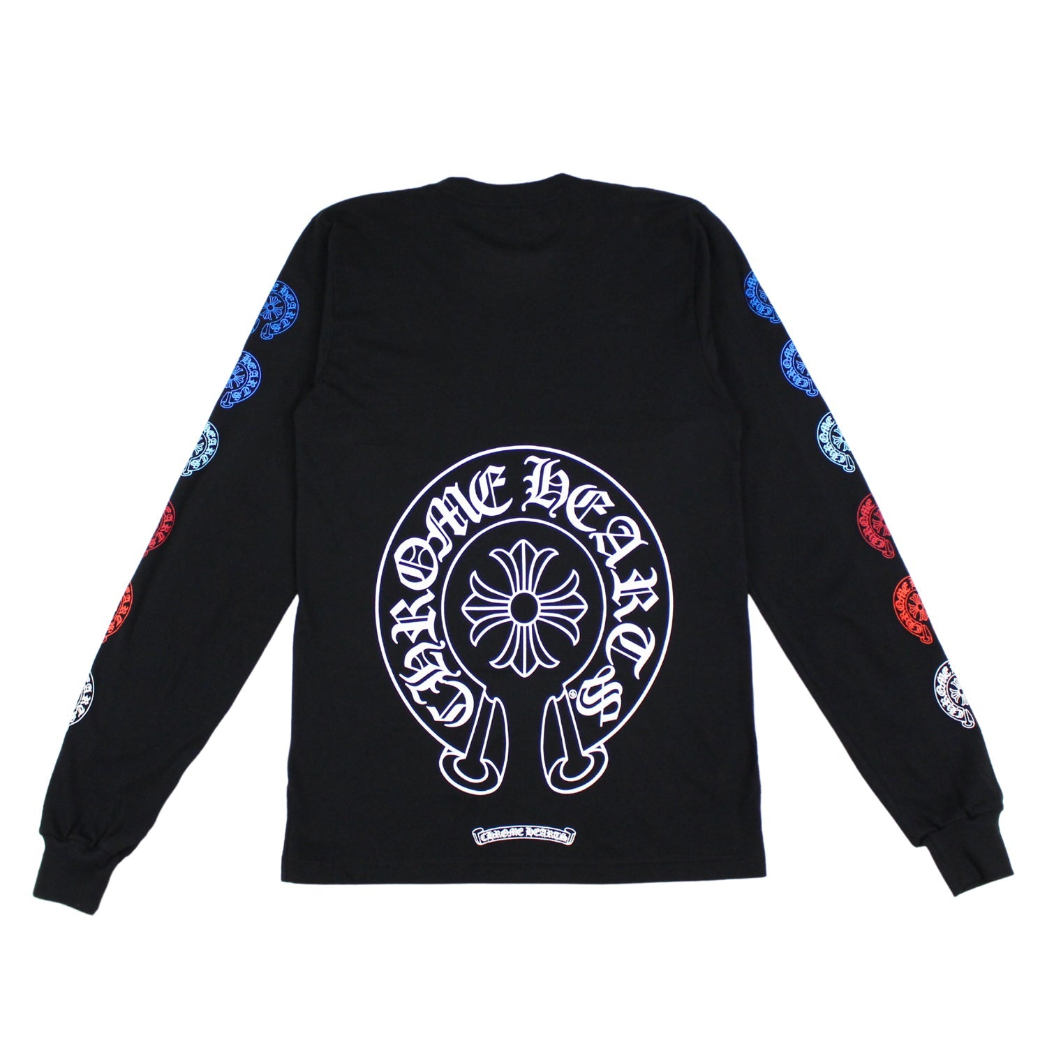 Chrome Hearts Multi Colored Horseshoe Long Sleeve T-Shirt M / Black