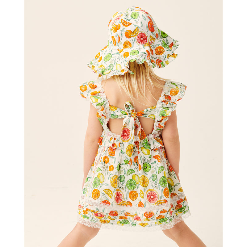 Lil Lemons Clementine Toddler Dress Lime