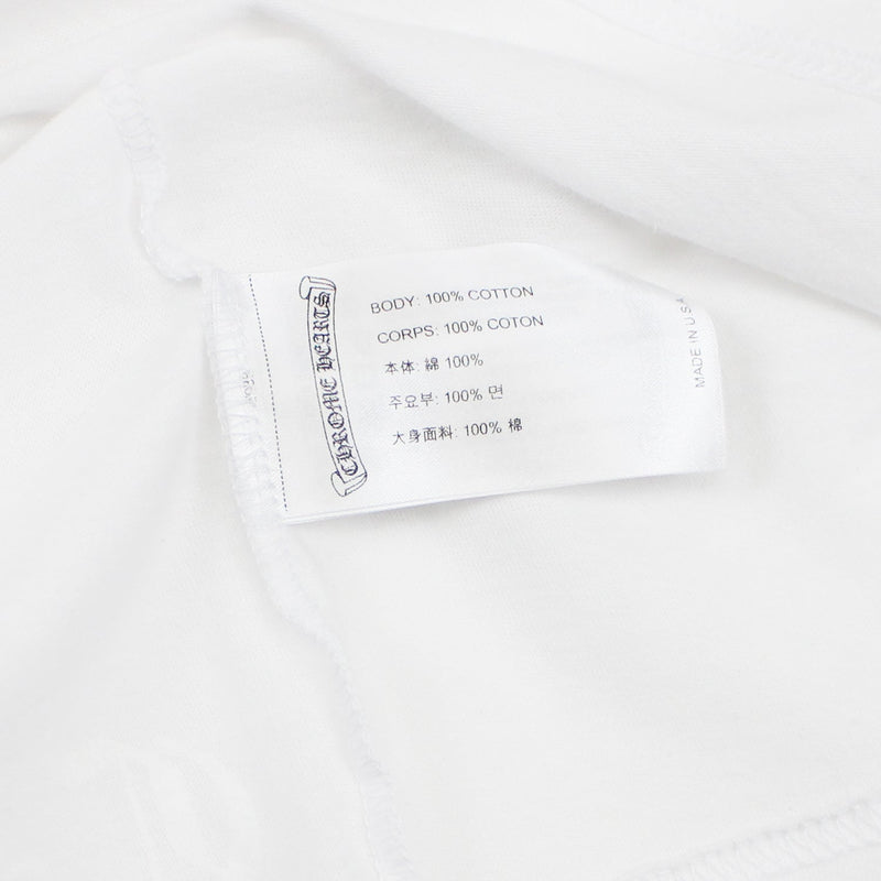 The Chrome Hearts Boost Made In Hollywood Long Sleeve T Shirt White Crown Forever