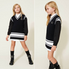 TWINSET Knitted Dress With Stripes And Logo kids dresses TWINSET   