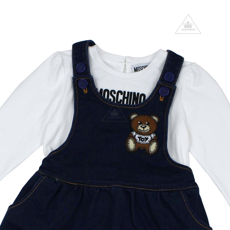 Moschino Kids T Shirt and Dress Set Cloud
