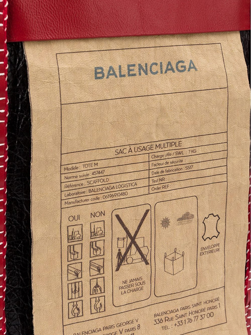 Balenciaga Arena Scaffold Leather Tote Balenciaga Bag Balenciaga   