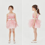 Petite Hailey Love SH Dress Sparkle Pink kids dresses Petite Hailey   