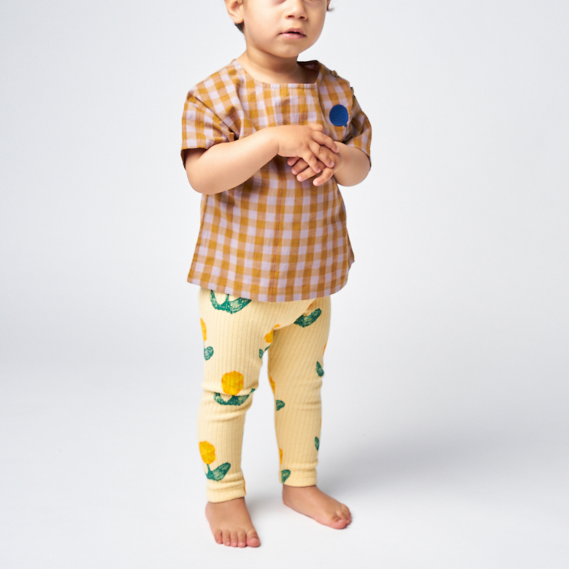 Bobo Choses Baby Wallflowers all over leggings baby leggings Bobo Choses   