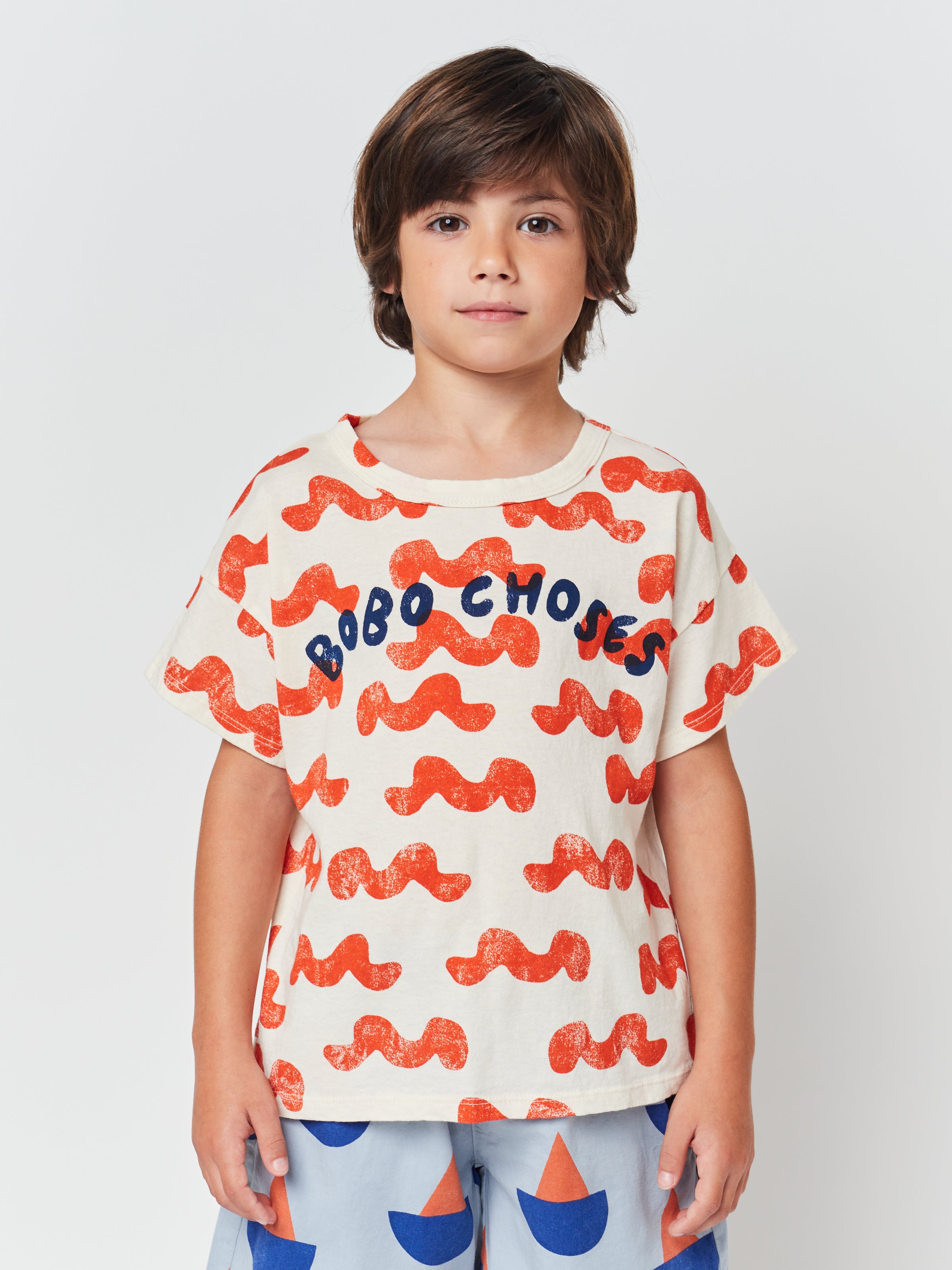 Bobo Choses Waves All Over T Shirt Crown Forever