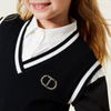TWINSET Knitted Dress With Stripes And Logo kids dresses TWINSET   