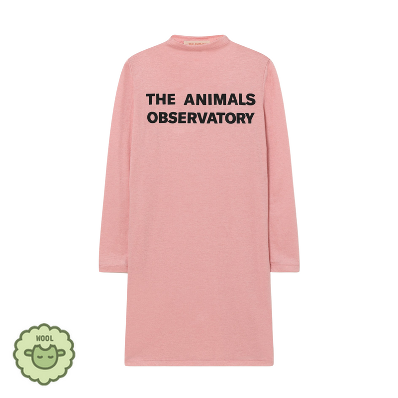 The Animals Observatory Dragon Dress Pink kids dresses The Animals Observatory   