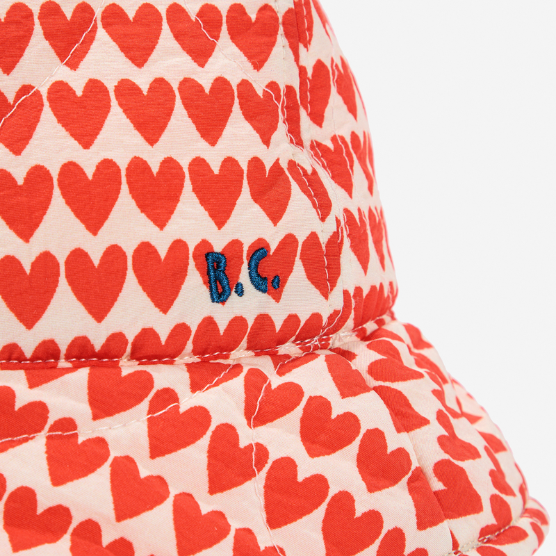 Bobo Choses Hearts All Over Quilted Hat kids hats Bobo Choses   