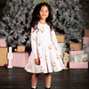 Rock Your Baby Pink Santa Waisted Dress kids dresses Rock Your Baby   