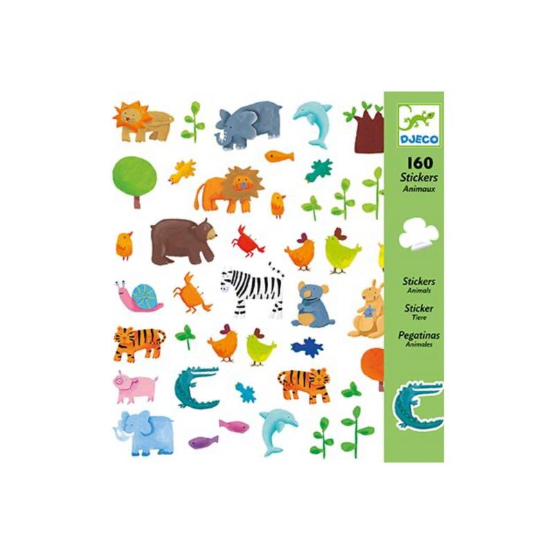 Djeco Petit Gifts Stickers Animals