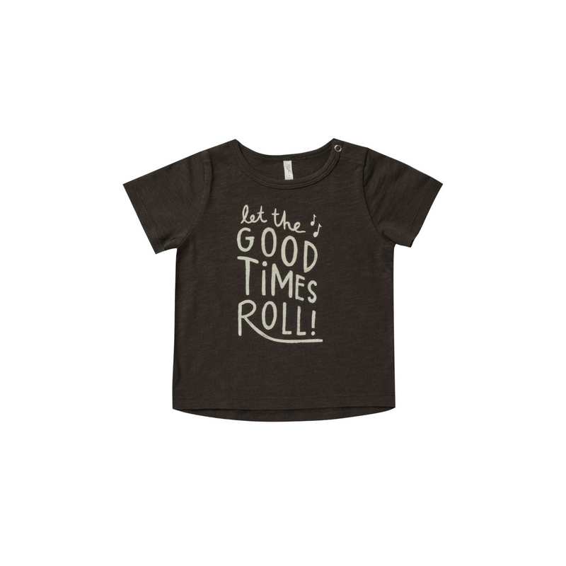 Rylee + Cru Basic Tee Let The Good Times Roll kids T shirts Rylee And Cru   