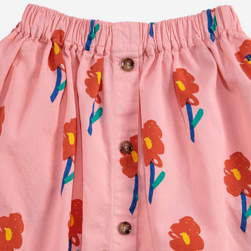Bobo Choses Flowers All Over Midi Skirt kids skirts Bobo Choses   