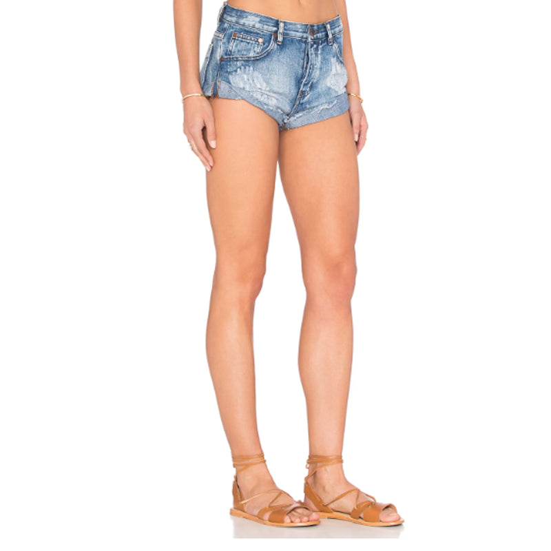 One Teaspoon Cobaine Bandits Shorts - Crown Forever