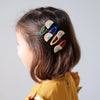 Mimi&Lula Natural rainbow clic clacs kids hair accessories Mimi&Lula   
