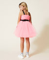 TWINSET Girl Pleated tulle dress kids dresses TWINSET   