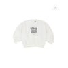 Tocoto Vintage Organic Cotton Fleece Sweatshirt kids sweatshirts Tocoto Vintage 2Y White 