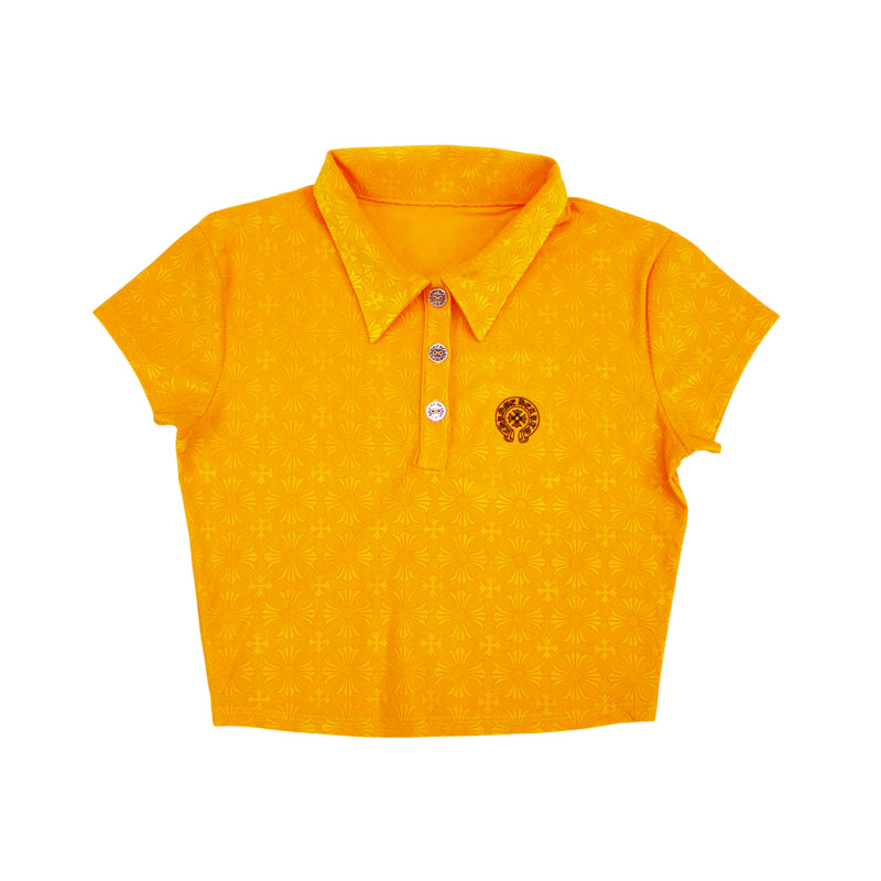 CH Women Shirt Stage Five Polo Marigold CH Tee CHROME HEARTS   