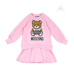 Moschino Kids Long Sleeve Dress with Toy Controller Graphic