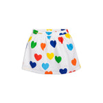 Mini Rodini Rainbow love woven skirt * FINAL SALE kids skirts Mini Rodini   