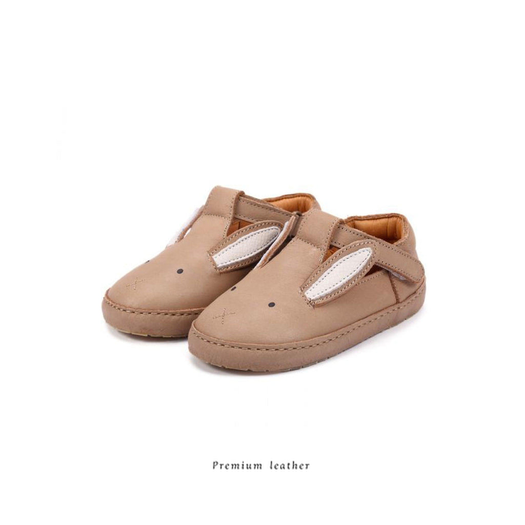Donsje Xan Classic Bunny Taupe Leather Shoes