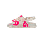 Mini Melissa Vivienne Westwood Mini Beach Slide Sandal Beige Pink * FINAL SALE kids shoes Mini Melissa   