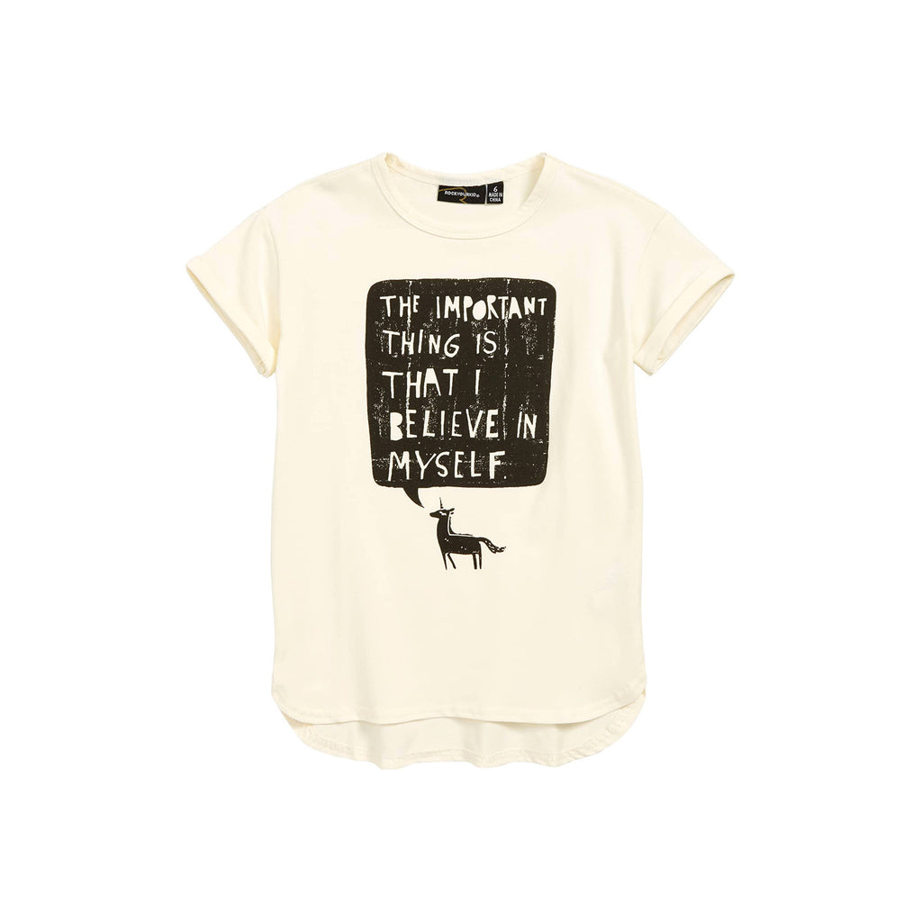 Rock Your Baby Believe in Myself Unicorn T-Shirt