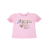 Moschino Kids Baby Girl Puffy Short Sleeve Elephant T Shirt baby T shirts Moschino   