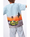 Molo Kids Rasmus Ocean Drive Organic Cotton T Shirt