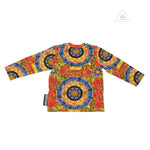Moschino Baby L/S T Shirt With Multicolor Allover Print