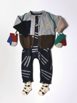 Bobo Choses Ecru Geometric baby socks kids socks and tights Bobo Choses   