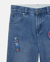 Stella McCartney Kids Boy Skate Badges Denim Shorts