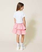 TWINSET Girl Gingham Taffeta Skirt kids skirts TWINSET   