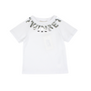 TWINSET Girl Stamp Silver Logo T Shirt kids T shirts TWINSET   
