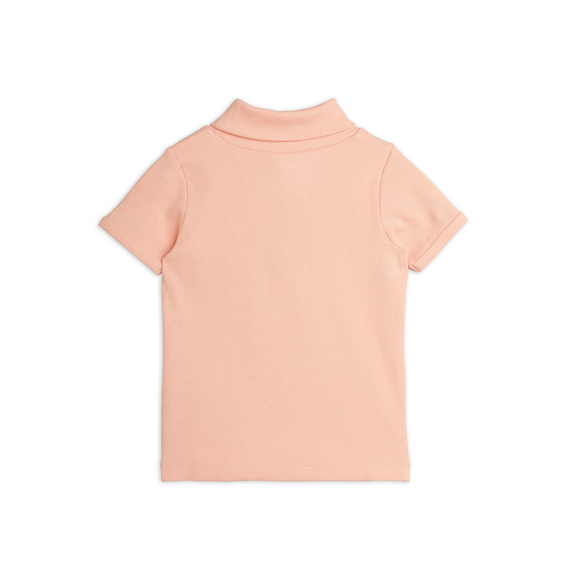 Mini Rodini Solid rib turtleneck Short Sleeve T Shirt