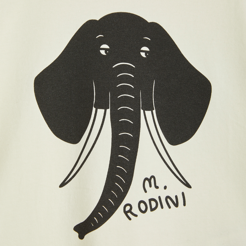 Mini Rodini Elephants sp Short Sleeve T Shirt kids T shirts Mini Rodini   