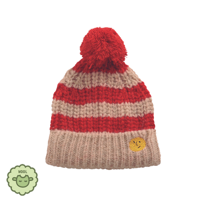 Bobo Choses Stripped knitted beanie