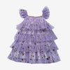 Petite Hailey Layered Star Dress Purple kids dresses Petite Hailey   